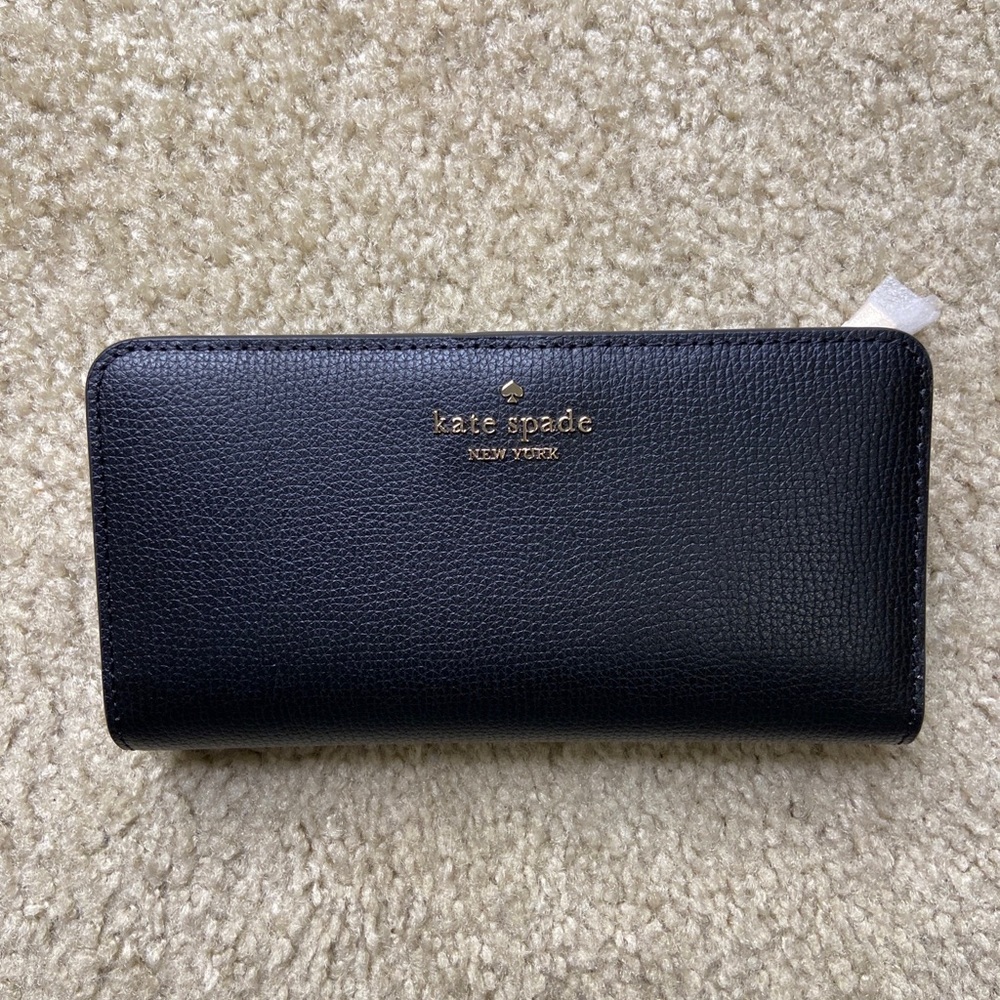 Kate Spade Black Leather Clutch